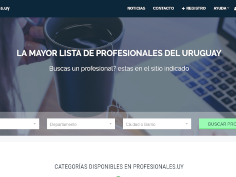 Sitio Web de Profesionales