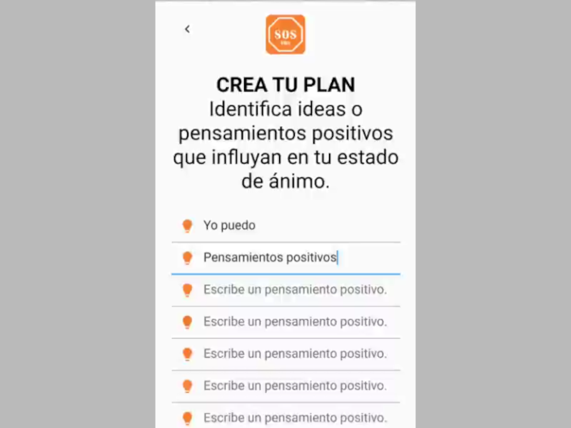 SOS VIDA App Móvil